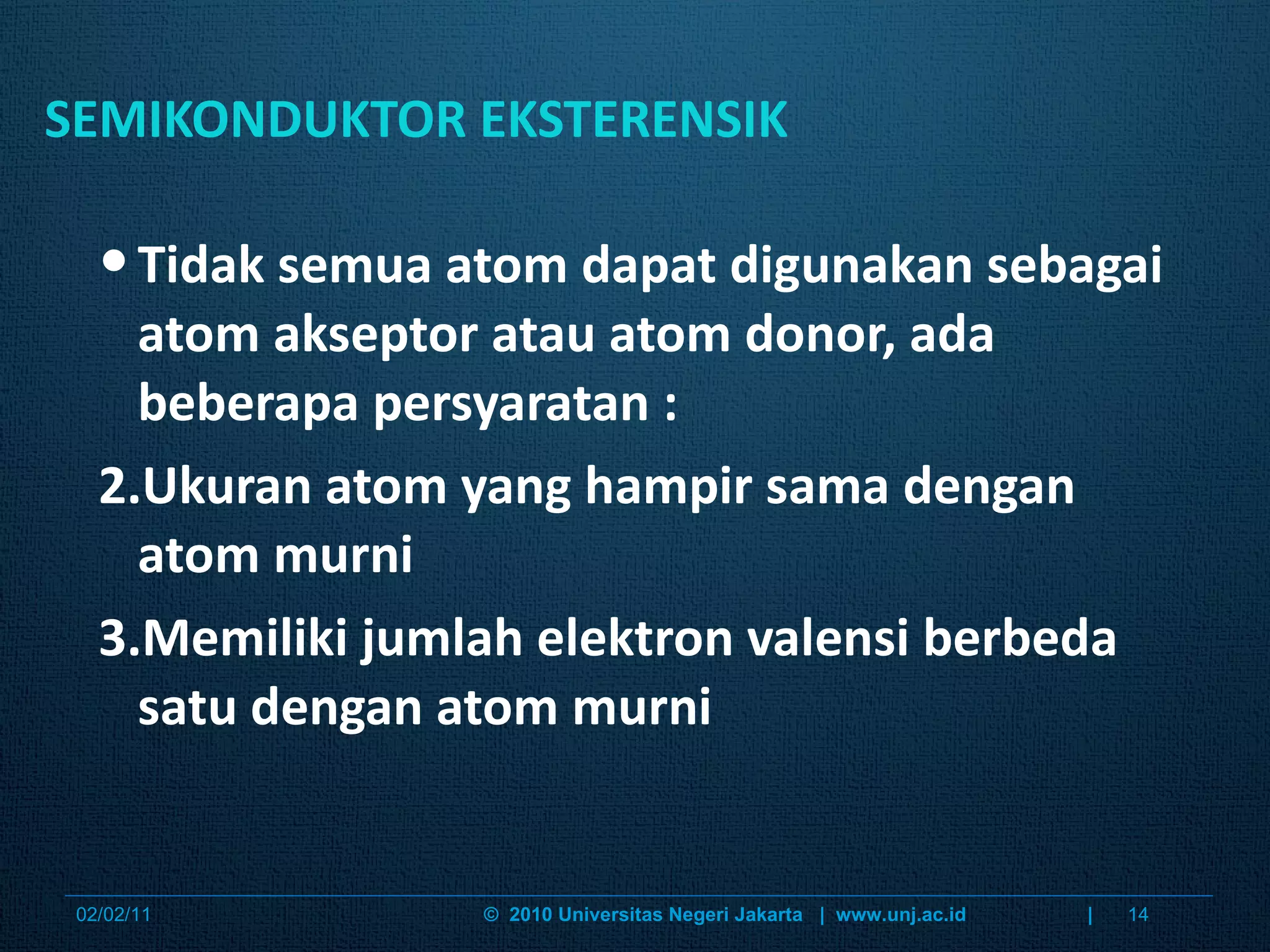 Fisika zat padat 5 7 a definition of semiconductor ppt
