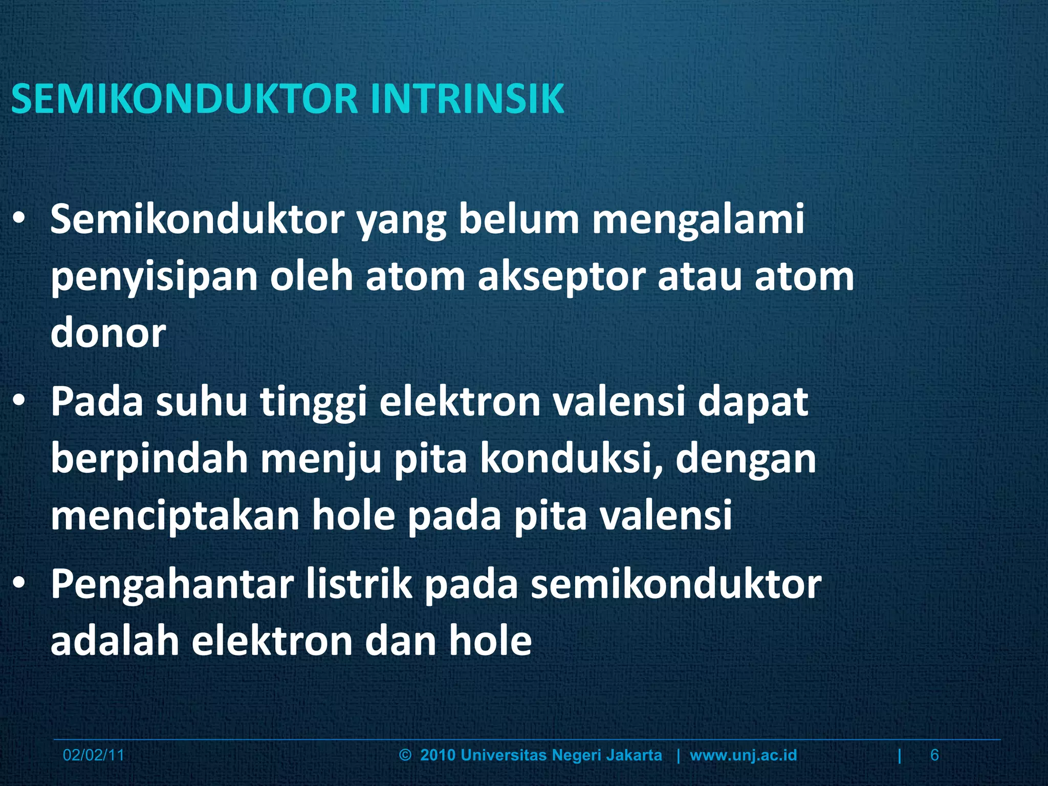 Fisika zat padat 5 7 a definition of semiconductor ppt