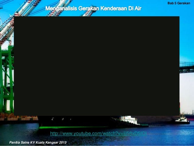 Menganalisis Gerakan Kenderaan Di Air