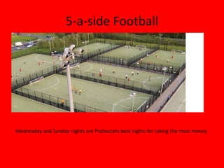 5 a-side football slideshow | PPTX