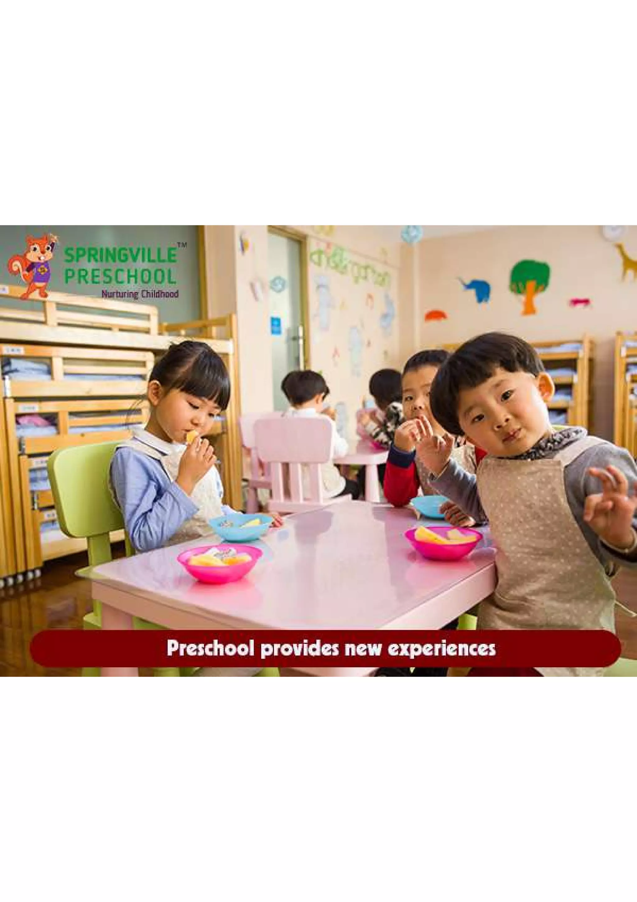 5 ADVANTAGES OF SENDING YOUR CHILD TO PRESCHOOL | PDF