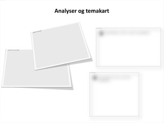 Analyser og temakart
 