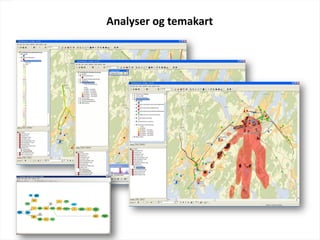 Analyser og temakart
 