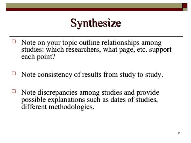 Difference between synthesis and analysis in academic writing image