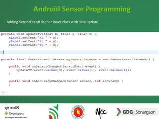 Android Sensor | PPTX