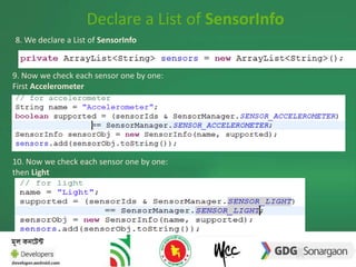 Android Sensor | PPTX