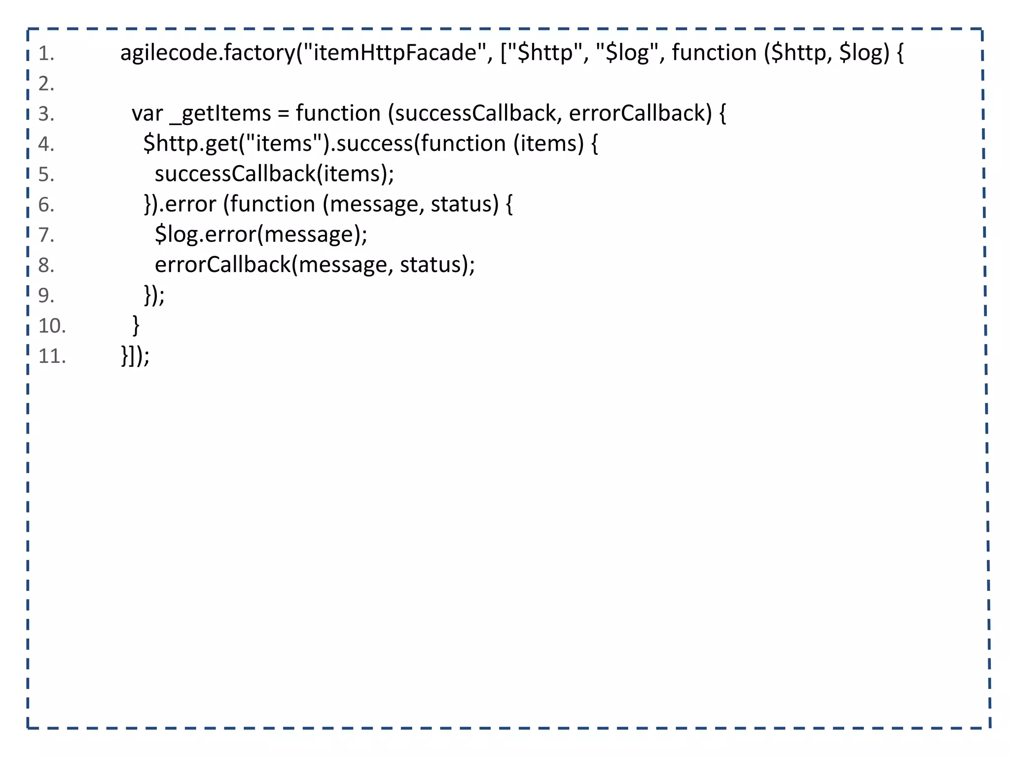 1. <body ng-controller="listaTelefonicaCtrl"> 2. <h1>{{titulo}}</h1> 3. <table ng-show="contatos.length > 0"> 4. <tr> 5. <th></th><th>Nome</th><th>Telefone</th><th>Operadora</th> 6. </tr> 7. <tr ng-class="{selecionado: contato.selecionado}" ng-repeat="contato in contatos"> 8. <td><input type="checkbox" ng-model="contato.selecionado"/></td> 9. <td>{{contato.nome}}</td> 10. <td>{{contato.telefone}}<td/> 11. <td>{{contato.operadora}}</td> 12. </tr> 13. </table> 14. <input type="text" ng-model="contato.nome" placeholder="Nome" ng-required="true"/> 15. <input type="text" ng-model="contato.telefone" placeholder="Telefone" ng-required="true"/> 16. <select ng-model="contato.operadora" ng-options="operadora for operadora in operadoras"></select> 17. <button ng-click="adicionarContato(contato)" ng-disabled="!(contato.nome && contato.telefone)"> 18. Adicionar 19. </button> 20. </body> 21. </html> 