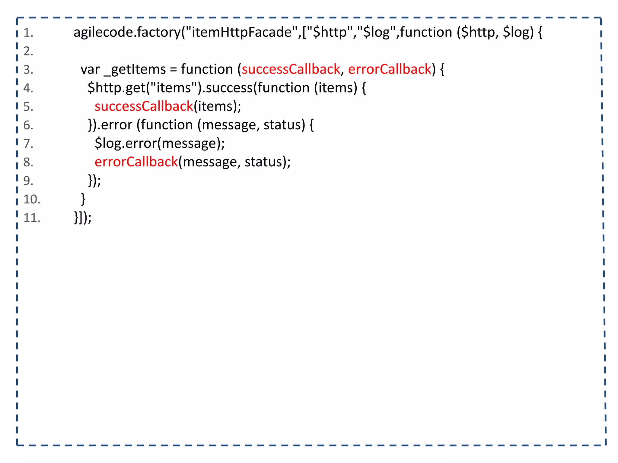 1. <body ng-controller="listaTelefonicaCtrl"> 2. <h1>{{titulo}}</h1> 3. <table ng-show="contatos.length > 0"> 4. <tr> 5. <th></th><th>Nome</th><th>Telefone</th><th>Operadora</th> 6. </tr> 7. <tr ng-class="{selecionado: contato.selecionado}" ng-repeat="contato in contatos"> 8. <td><input type="checkbox" ng-model="contato.selecionado"/></td> 9. <td>{{contato.nome}}</td> 10. <td>{{contato.telefone}}<td/> 11. <td>{{contato.operadora}}</td> 12. </tr> 13. </table> 14. <form name="contatoForm"> 15. <input type="text" ng-model="contato.nome" placeholder="Nome" ng-required="true"/> 16. <input type="text" ng-model="contato.telefone" placeholder="Telefone" ng-required="true"/> 17. <select ng-model="contato.operadora" ng-options="operadora for operadora in operadoras"></select> 18. </form> 19. <button ng-click="adicionarContato(contato)" ng-disabled="!(contato.nome && contato.telefone)"> 20. Adicionar 21. </button> 22. </body> 23. </html> 