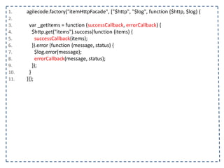 1. <body ng-controller="listaTelefonicaCtrl">
2. <h1>{{titulo}}</h1>
3. <table ng-show="contatos.length > 0">
4. <tr>
5. <th></th><th>Nome</th><th>Telefone</th><th>Operadora</th>
6. </tr>
7. <tr ng-class="{selecionado: contato.selecionado}" ng-repeat="contato in contatos">
8. <td><input type="checkbox" ng-model="contato.selecionado"/></td>
9. <td>{{contato.nome}}</td>
10. <td>{{contato.telefone}}<td/>
11. <td>{{contato.operadora}}</td>
12. </tr>
13. </table>
14. <form name="contatoForm">
15. <input type="text" ng-model="contato.nome" placeholder="Nome" ng-required="true"/>
16. <input type="text" ng-model="contato.telefone" placeholder="Telefone" ng-required="true"/>
17. <select ng-model="contato.operadora" ng-options="operadora for operadora in operadoras"></select>
18. </form>
19. <button ng-click="adicionarContato(contato)" ng-disabled="!(contato.nome && contato.telefone)">
20. Adicionar
21. </button>
22. </body>
23. </html>
 