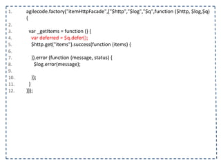 1. <body ng-controller="listaTelefonicaCtrl">
2. <h1>{{titulo}}</h1>
3. <table ng-show="contatos.length > 0">
4. <tr>
5. <th></th><th>Nome</th><th>Telefone</th><th>Operadora</th>
6. </tr>
7. <tr ng-class="{selecionado: contato.selecionado}" ng-repeat="contato in contatos">
8. <td><input type="checkbox" ng-model="contato.selecionado"/></td>
9. <td>{{contato.nome}}</td>
10. <td>{{contato.telefone}}<td/>
11. <td>{{contato.operadora}}</td>
12. </tr>
13. </table>
14. <form name="contatoForm">
15. <input type="text" ng-model="contato.nome" placeholder="Nome" ng-required="true"/>
16. <input type="text" ng-model="contato.telefone" placeholder="Telefone" ng-required="true"/>
17. <select ng-model="contato.operadora" ng-options="operadora for operadora in operadoras"></select>
18. </form>
19. <button ng-click="adicionarContato(contato)" ng-disabled="">
20. Adicionar
21. </button>
22. </body>
23. </html>
 