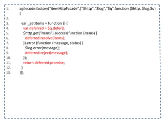1. <body ng-controller="listaTelefonicaCtrl">
2. <h1>{{titulo}}</h1>
3. <table ng-show="contatos.length > 0">
4. <tr>
5. <th></th><th>Nome</th><th>Telefone</th><th>Operadora</th>
6. </tr>
7. <tr ng-class="{selecionado: contato.selecionado}" ng-repeat="contato in contatos">
8. <td><input type="checkbox" ng-model="contato.selecionado"/></td>
9. <td>{{contato.nome}}</td>
10. <td>{{contato.telefone}}<td/>
11. <td>{{contato.operadora}}</td>
12. </tr>
13. </table>
14. <form name="contatoForm">
15. <input type="text" ng-model="contato.nome" placeholder="Nome" ng-required="true"/>
16. <input type="text" ng-model="contato.telefone" placeholder="Telefone" ng-required="true"/>
17. <select ng-model="contato.operadora" ng-options="operadora for operadora in operadoras"></select>
18. </form>
19. <span ng-hide="contatoForm.$valid">Por favor, preencha o nome e telefone!</span>
20. <button ng-click="adicionarContato(contato)" ng-disabled="contatoForm.$invalid">
21. Adicionar
22. </button>
23. </body>
24. </html>
 