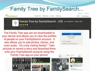 5 Family Search Apps and Indexing
