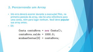 Arrays (vetores) em Java