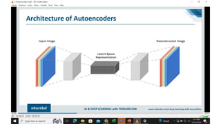 Auto Encoder Slide AUTO ENCODERS (Deep Learning fundamentals) | PPTX
