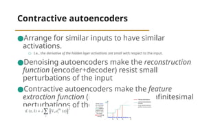 AUTO ENCODERS (Deep Learning fundamentals) | PPTX