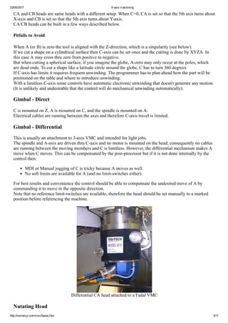 5 axis machining | PDF