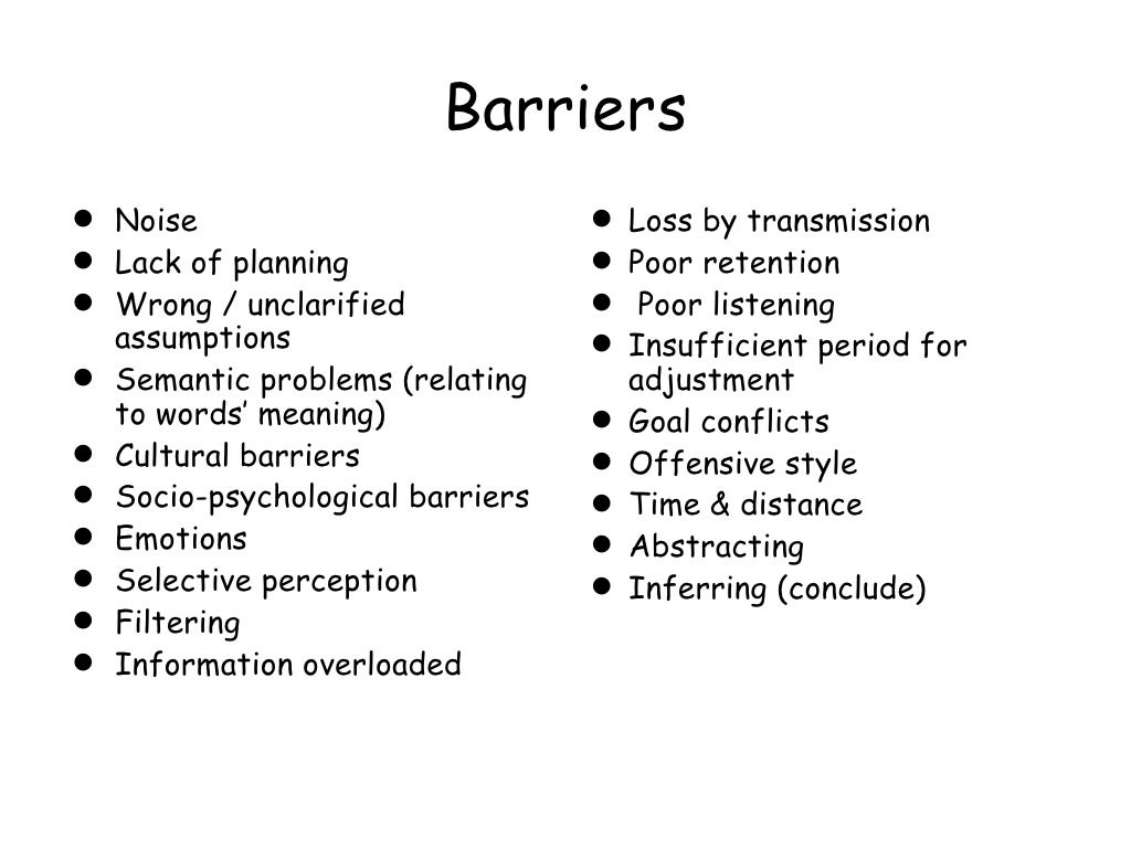 5 barriers to communication1