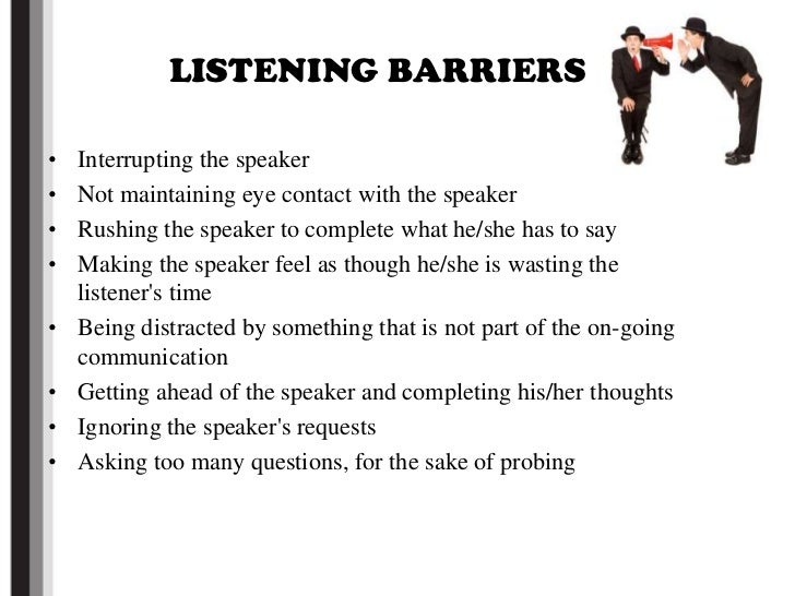 Barriers to Effective Communication