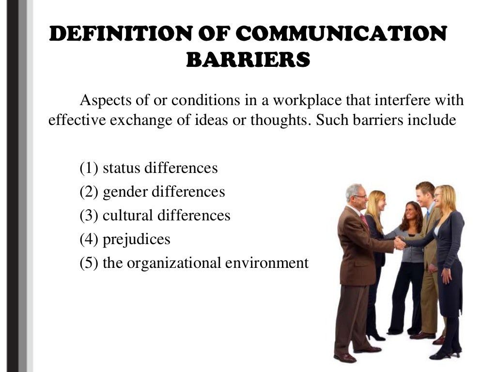 Barriers to Effective Communication