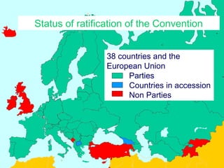 Status of ratification of the Convention 
Convention on the Protection and Use of Transboundary Watercourses and Internati...
