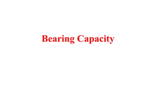 Bearing Capacity
 