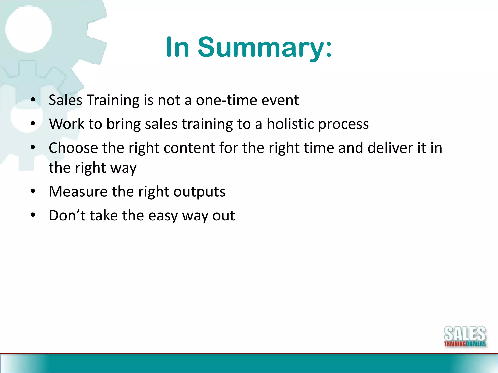 5 Biggest Challenges In Sales Training