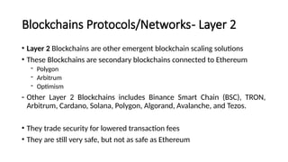 5 - Blockchain layer 1 and layer 2 Protocols .pptx