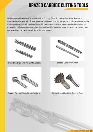 BRAZED-CARBIDE-CUTTING-TOOLS EXPORTERS