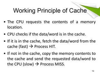 Comprehensive Overview of Cache Memory in Computer Architecture | PDF