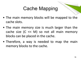 Comprehensive Overview of Cache Memory in Computer Architecture | PDF