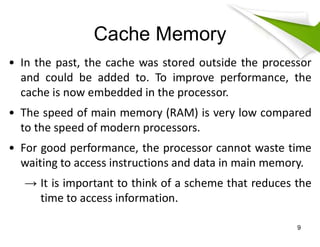 Comprehensive Overview of Cache Memory in Computer Architecture | PDF