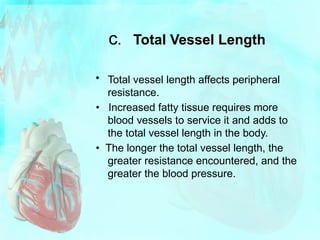 Peripheral Length Cardiac vascular physiology ppt cardiology | PPTX