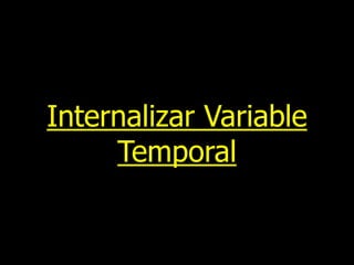 Internalizar Variable
Temporal

 