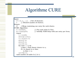 Algorithme CURE




                  48
 