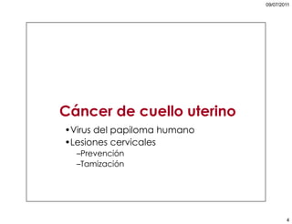 5. cáncer de cuello uterino