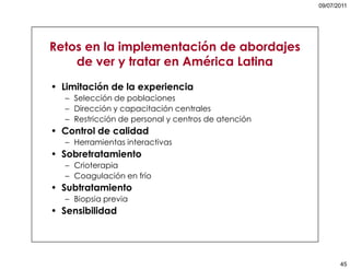 5. cáncer de cuello uterino