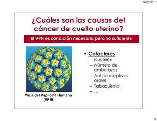 5. cáncer de cuello uterino