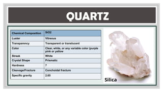 Purple Sio2 5-Common-Rock-Forming-Minerals grade 11.pptx