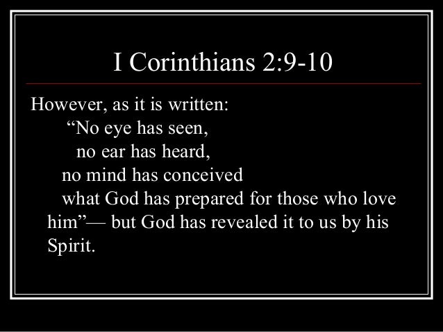 Communing Spirit To Spirit - 