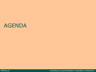 AGENDA




MINTsax.de   Empfehlung von guten Bewerbern, Fachkräften und Studenten
 