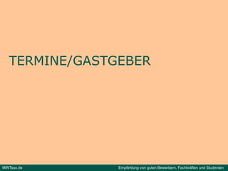 TERMINE/GASTGEBER




MINTsax.de      Empfehlung von guten Bewerbern, Fachkräften und Studenten
 