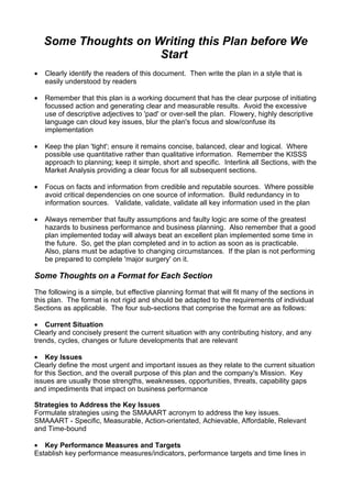 5. Comprehensive Strategic Business Plan Template