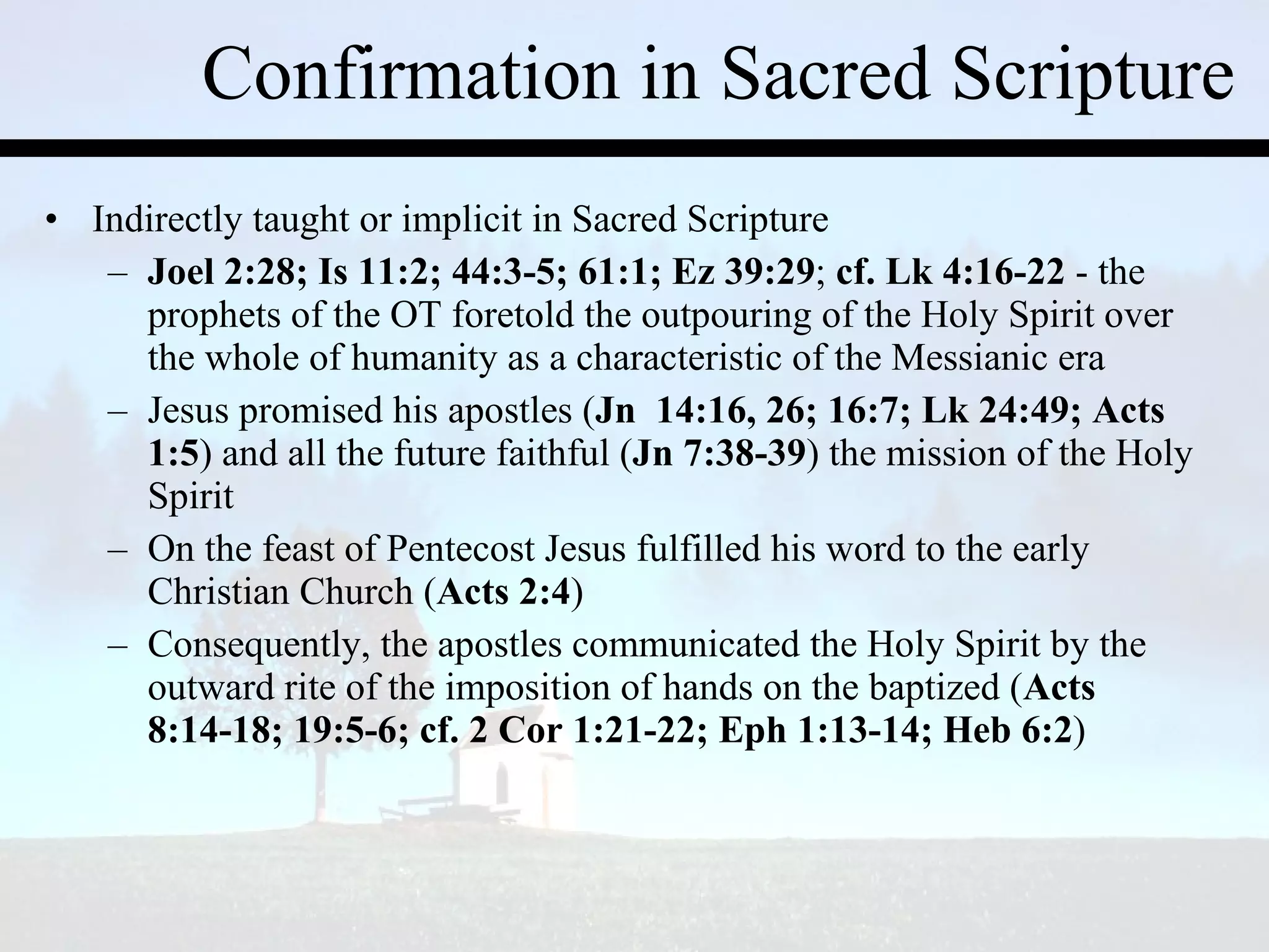 Confirmation | PPT