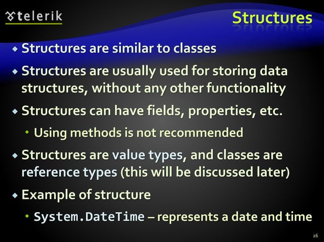 5. c sharp language overview part ii | PPT