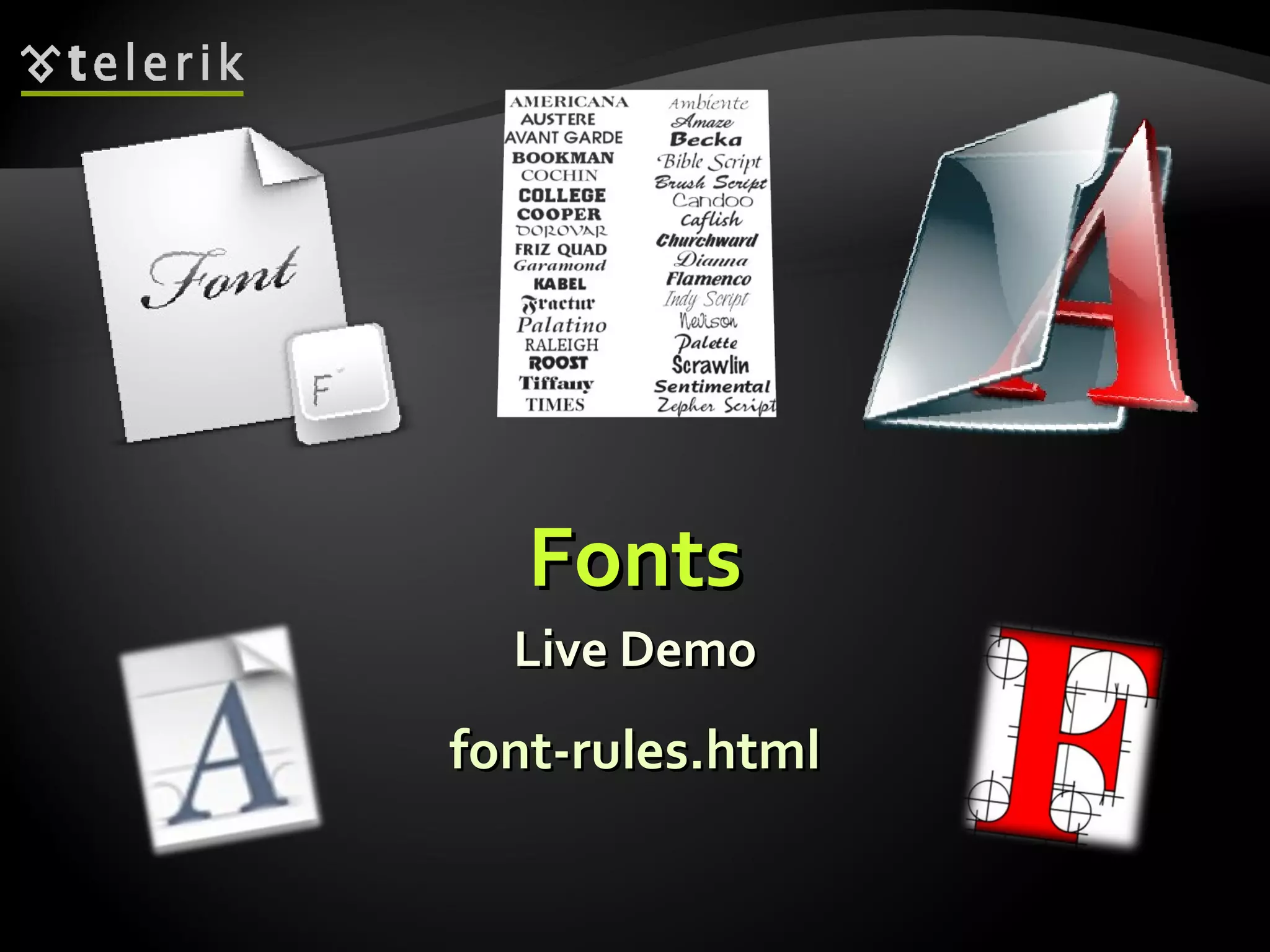 Fonts Live Demo font-rules.html 