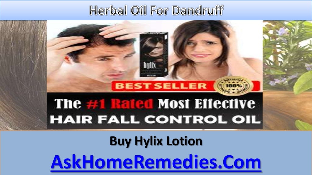 Herbal Oil For Dandruff And Hair Fall Treatment