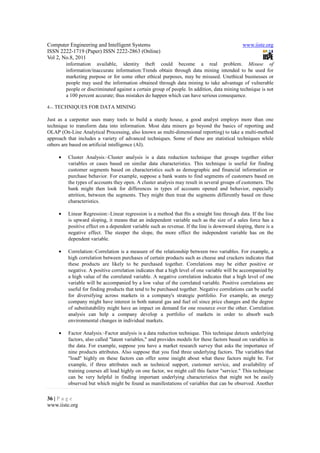 5. data mining tools and techniques a review--31-39 | PDF