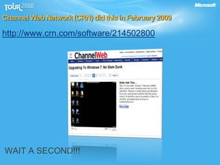 Channel Web Network (CRN) did this in February 2009
http://www.crn.com/software/214502800
WAIT A SECOND!!!
 
