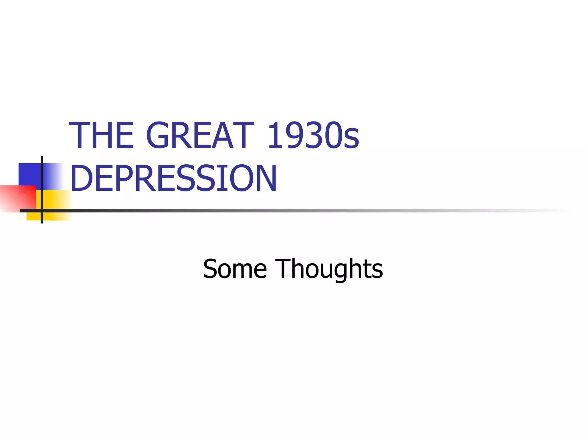 5 Depression Years