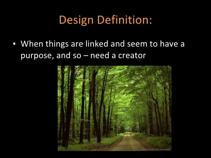 Design Premise Meaning | design argument Design Premise Meaning | design argument